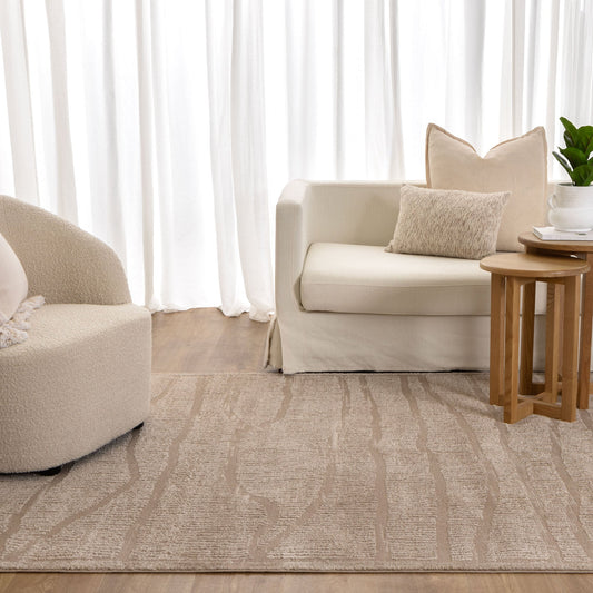 Sierra Abstract Beige Lines