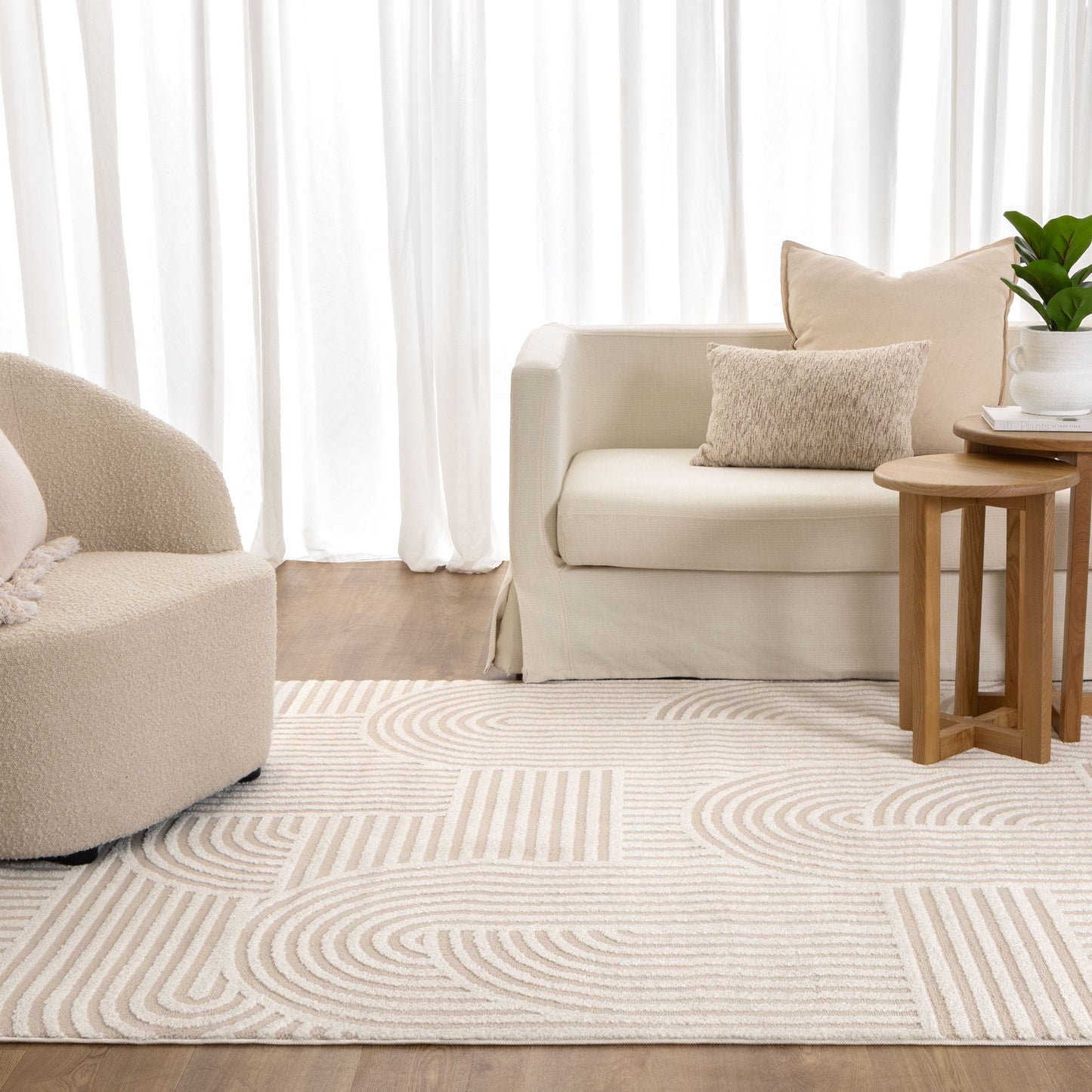 Sierra Arches Beige Ivory