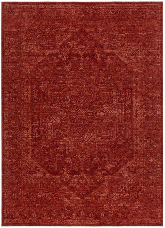 Herris Distressed Medallion Rust Rug - 11101