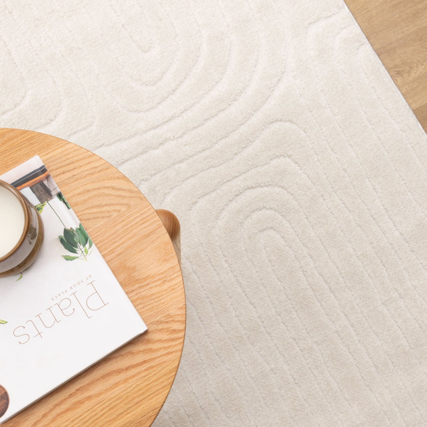 Mila Arch Lines Cream Rug - MIL7