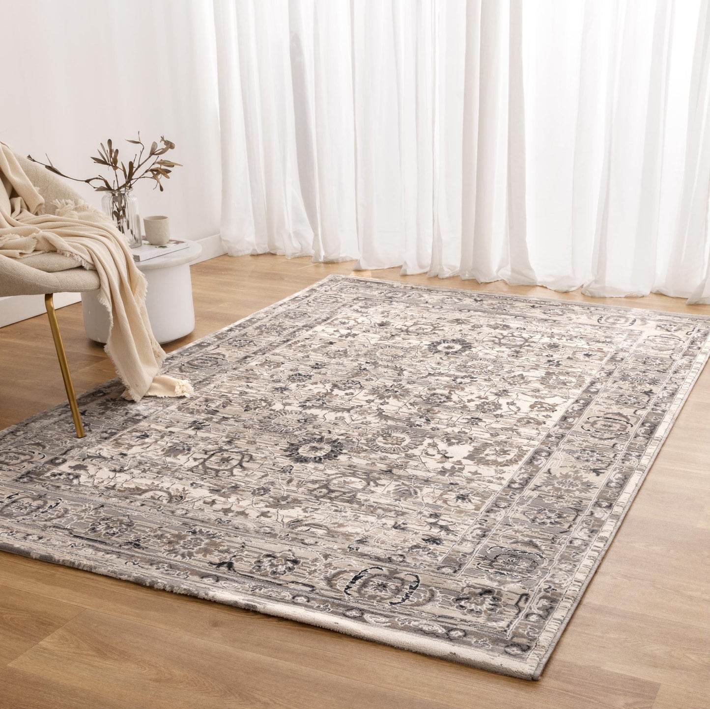 Atina Transitional Beige Grey - 10005