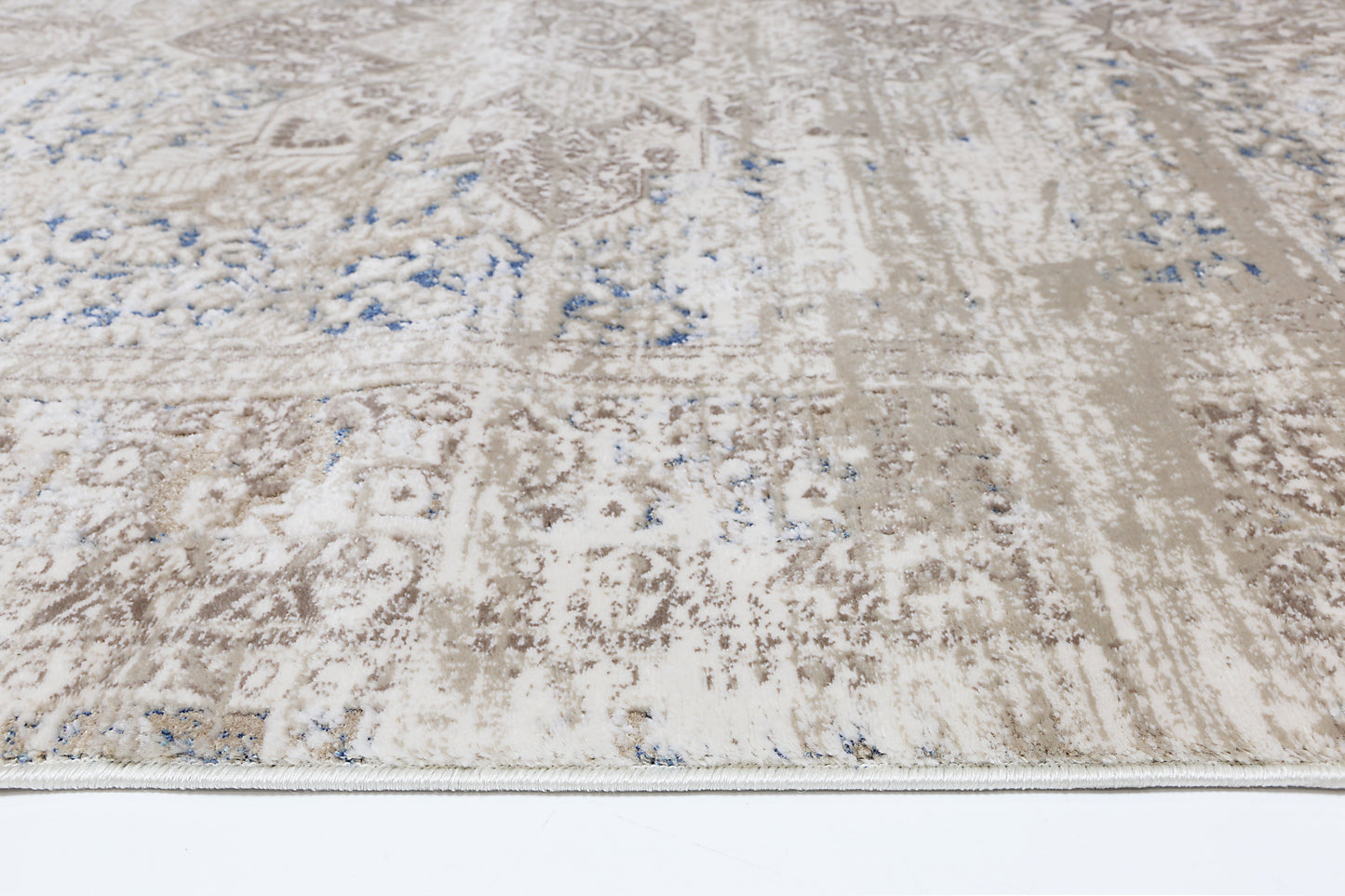 PARADISE MEDALLION BEIGE BLUE 20006