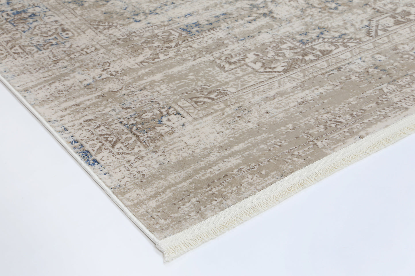 PARADISE MEDALLION BEIGE BLUE 20006