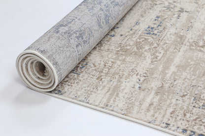 PARADISE MEDALLION BEIGE BLUE 20006