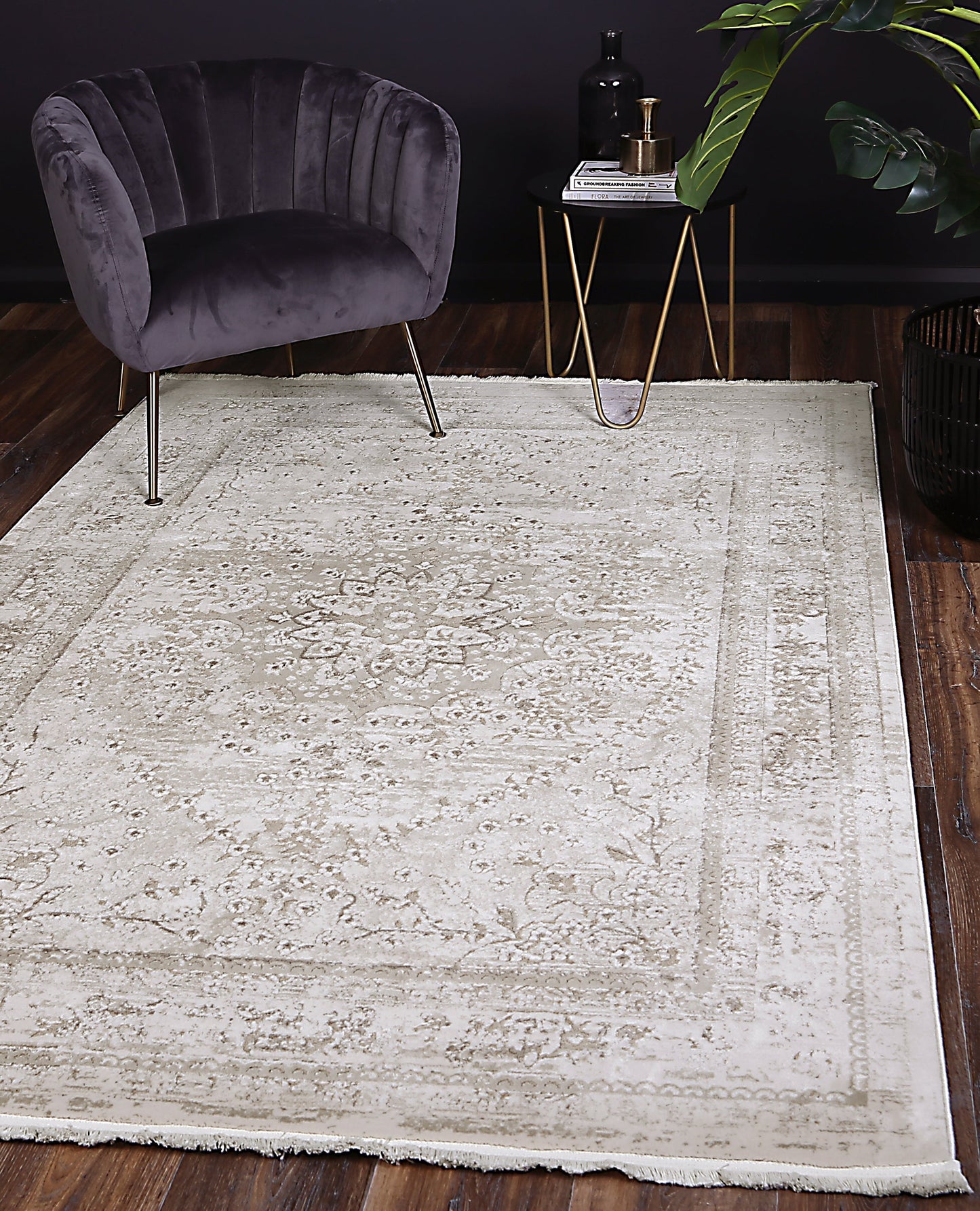 PARADISE VINTAGE MEDALLION BEIGE 20008
