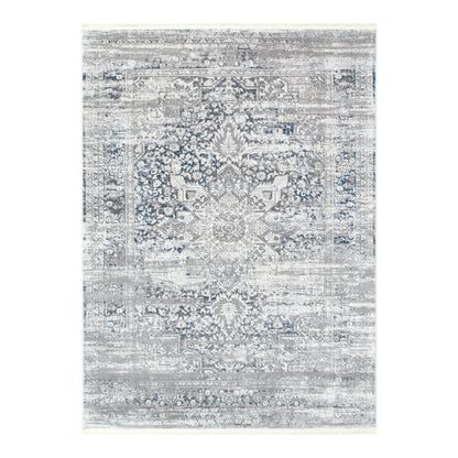 PARADISE MEDALLION GREY BLUE 20006