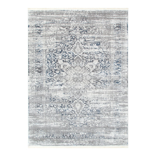 PARADISE MEDALLION GREY BLUE 20006