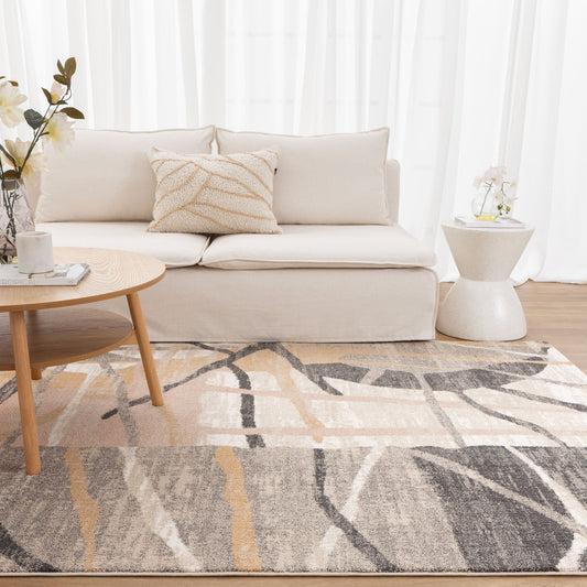 City Watercolour Splash Multi Rug - C102