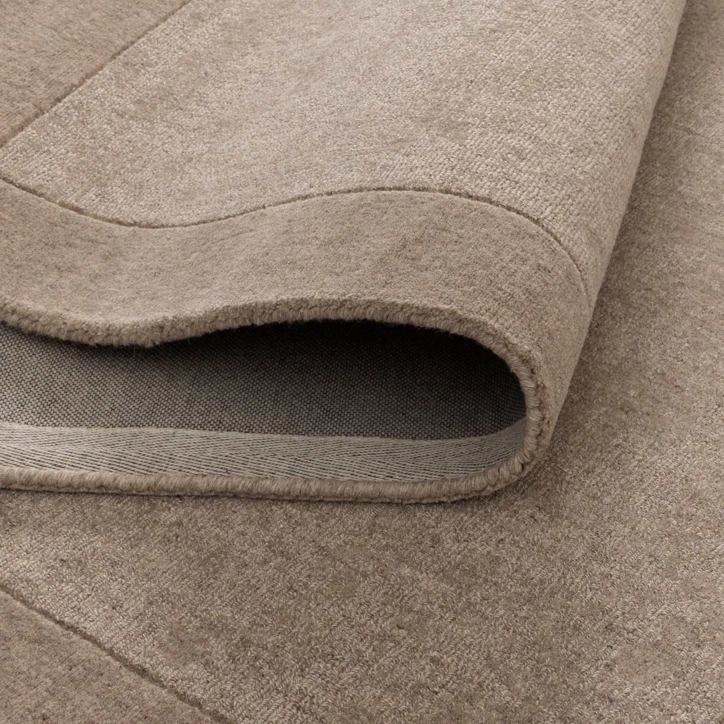 Sedona Caramel Border Wool Rug