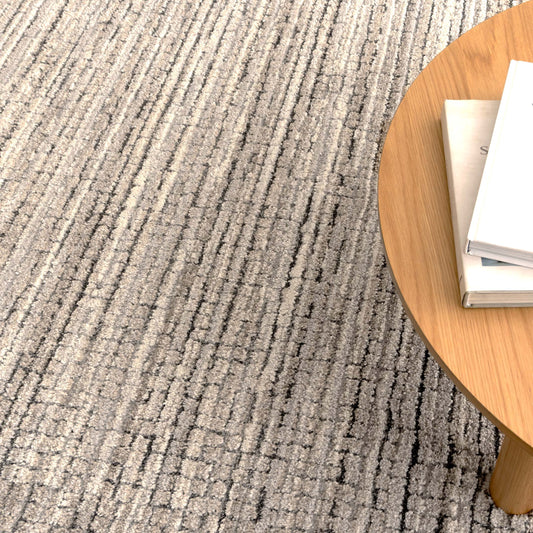 Empire Textured Look Border Grey Beige 90012