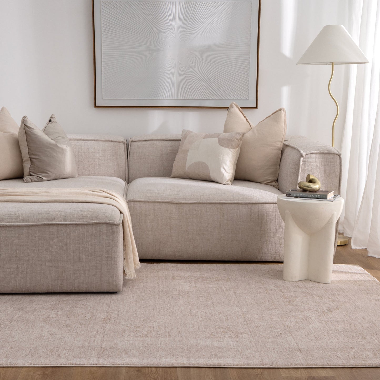 Herris Beige Rug - 11102