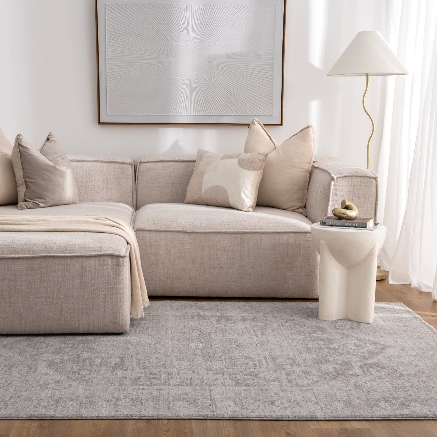 Herris Grey Rug - 11103