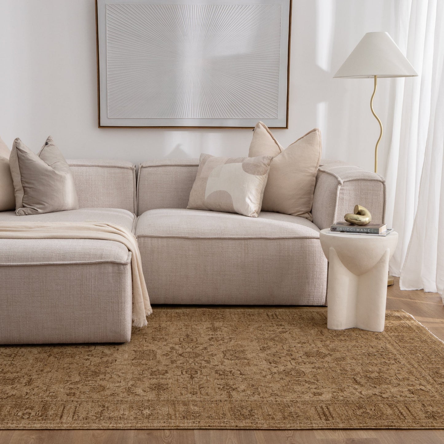 Herris Mustard Rug - 11105