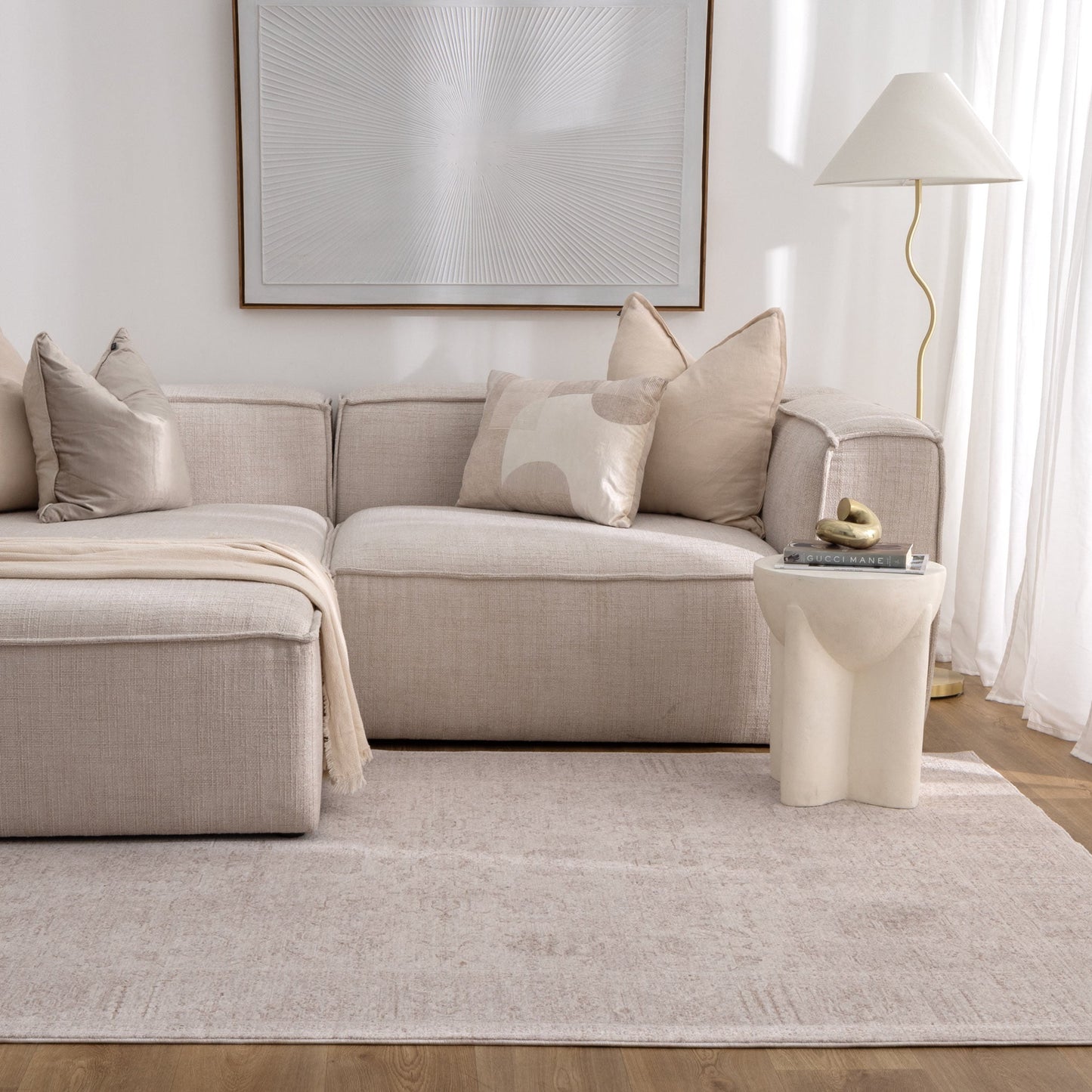 Herris Beige Rug - 11106