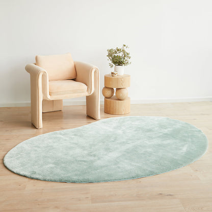 Jelly Bean Mint Green Rug - Machine Washable