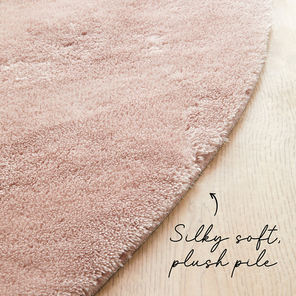 Jelly Bean Rose Rug - Machine Washable