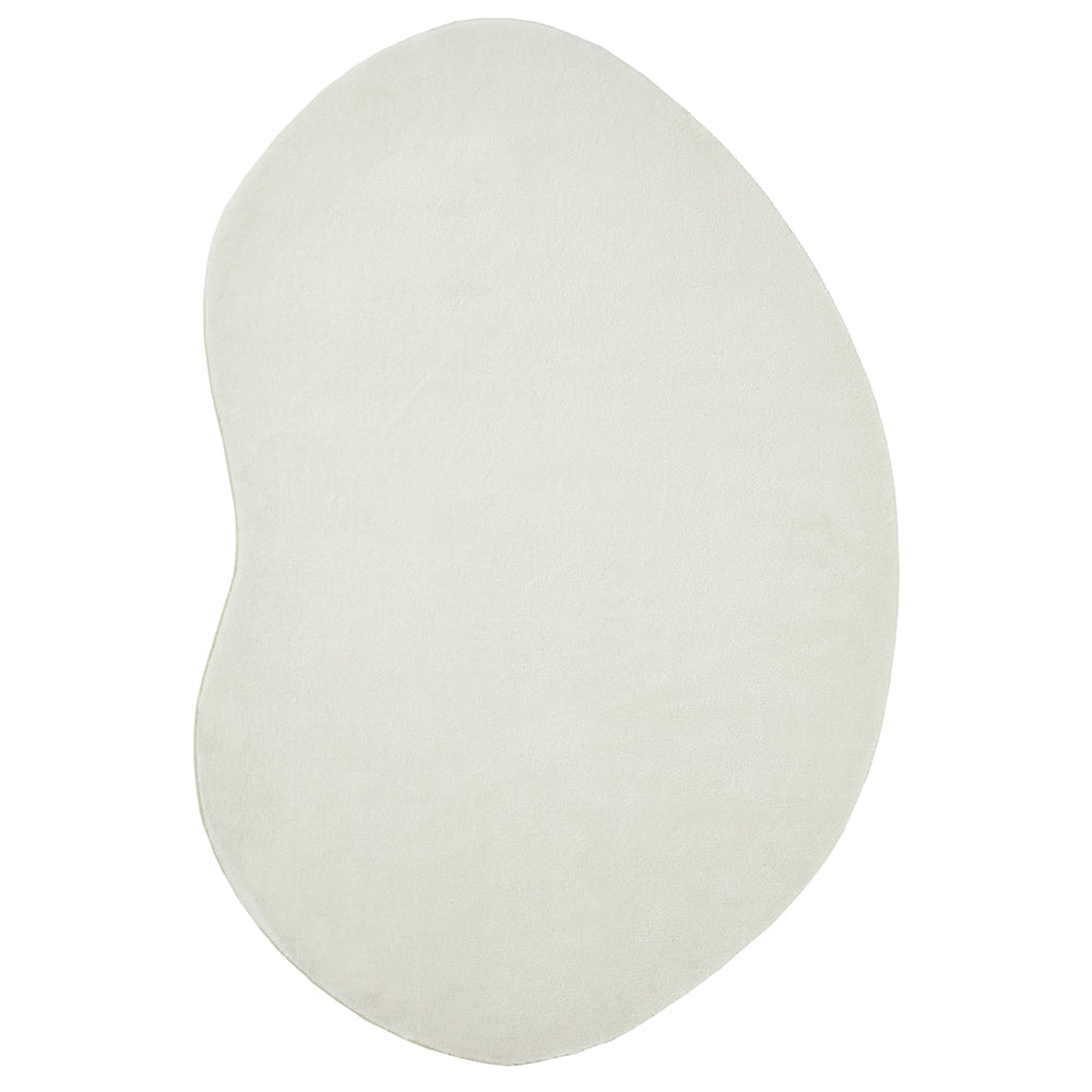 Jelly Bean Snow White Rug - Machine Washable