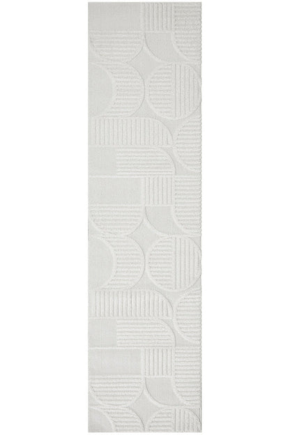 Milan Leo White Rug