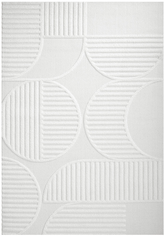 Milan Leo White Rug