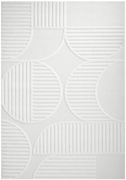 Milan Leo White Rug