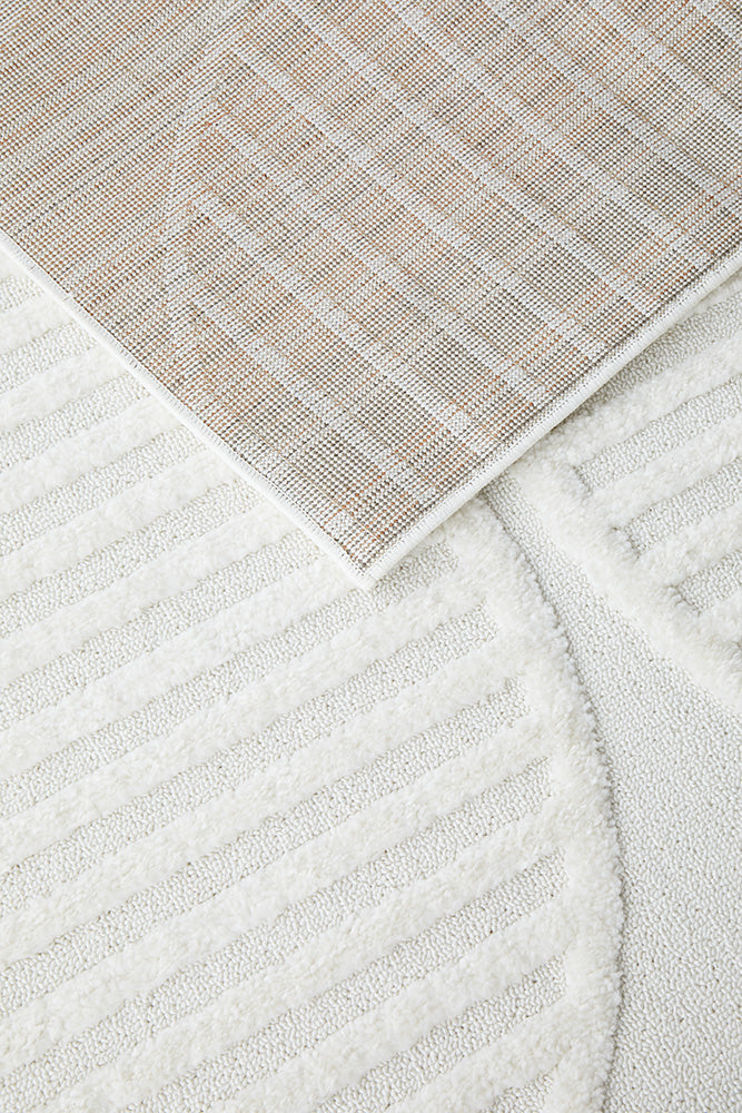 Milan Leo White Rug