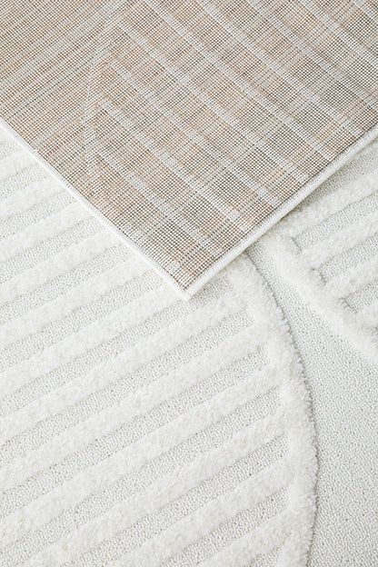 Milan Leo White Rug