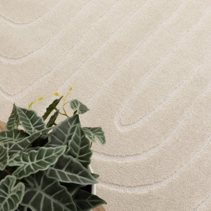 Mila Arch Lines Cream Rug - MIL7