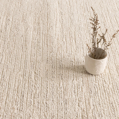 Mahoor 10666 Faded Lines Cream