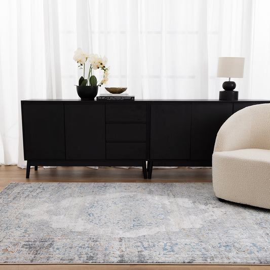 Ocean 77005 Blue rug Pierre Cardin