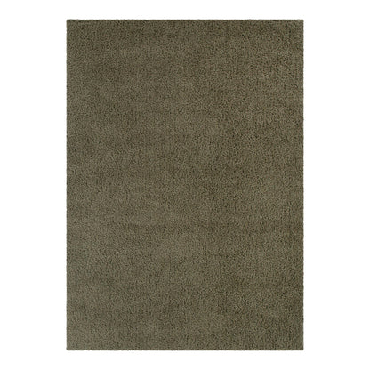 Lune Shaggy Olive Green Rug