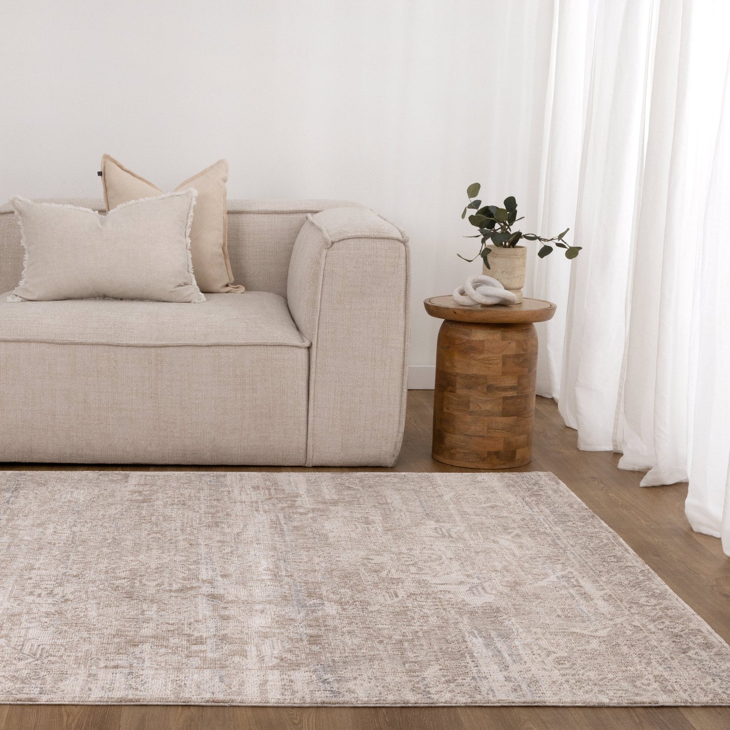 Caravan Beige & Blue Vintage - 50100