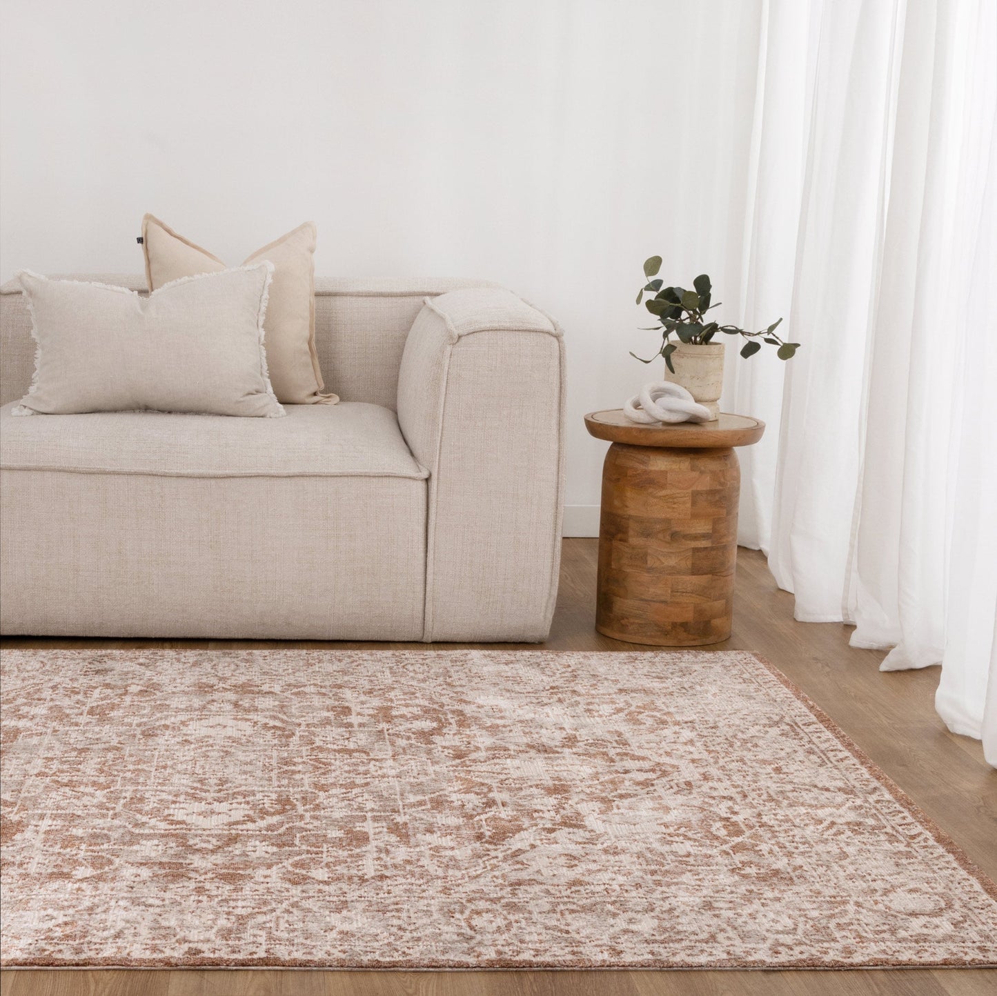 Caravan Beige & Rust Vintage - 50200