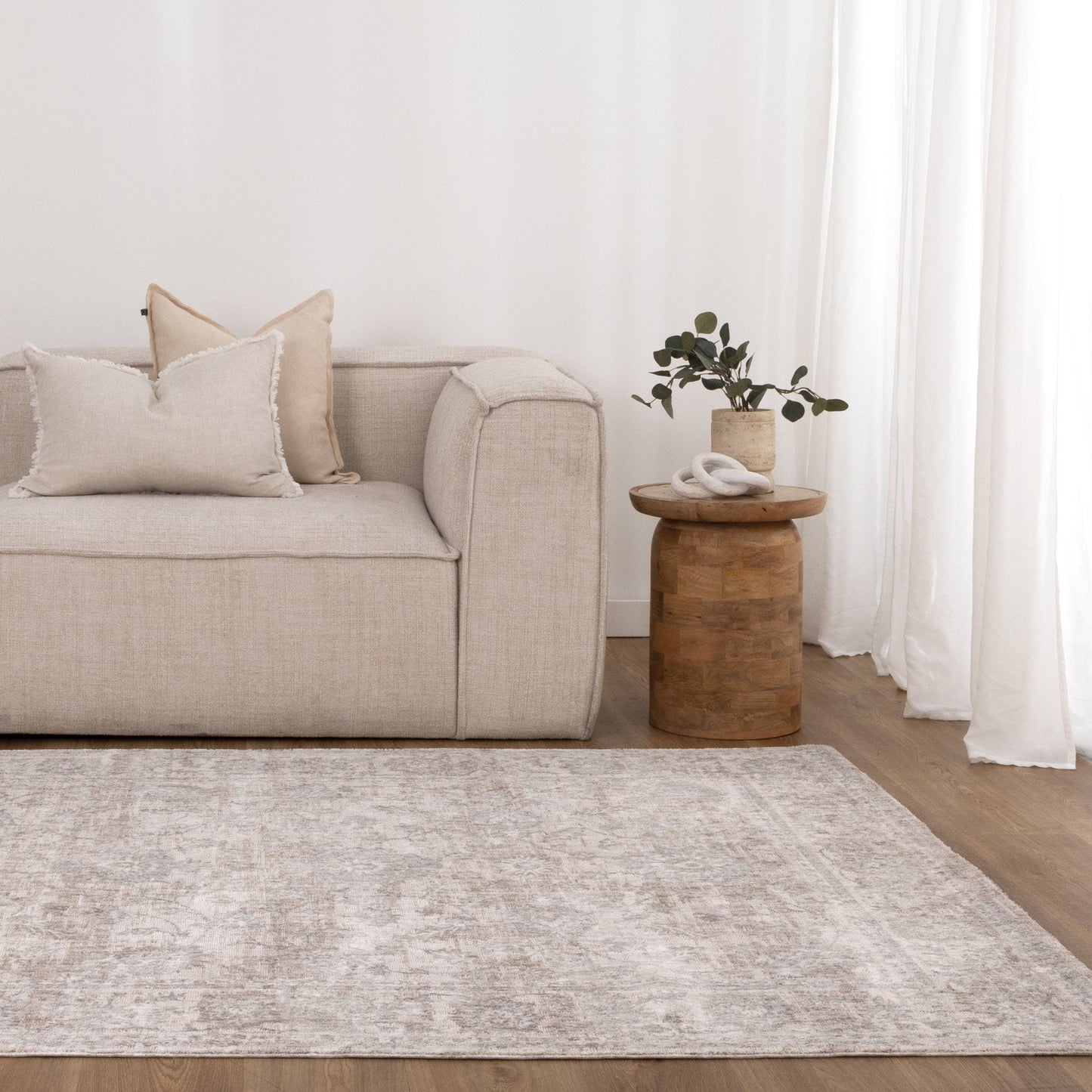 Caravan Beige & Blue Transitional - 50300
