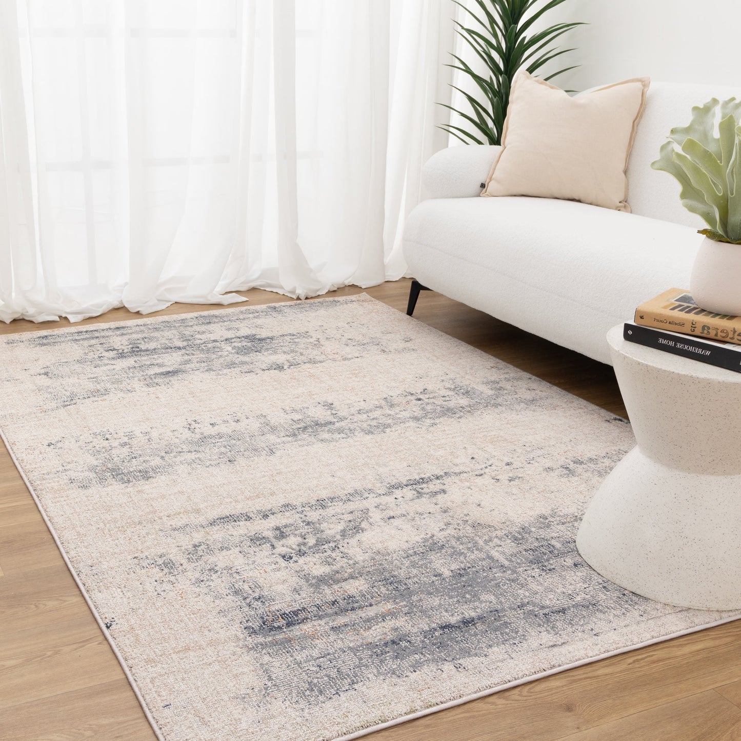 Toscana Distressed Splash Beige Blue 60005